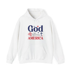 God Bless America Hoodie — Patriotic Faith-Based Pullover