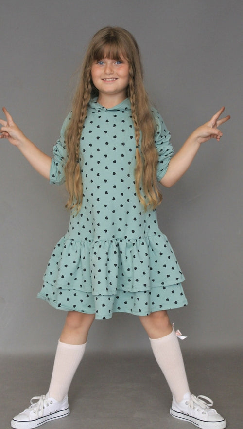 Little Girl's Hoodie Dress - Adorable, Fun and Comfortable Outfit