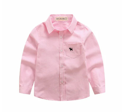 Boys' Long-Sleeved Shirts for Children