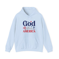 God Bless America Hoodie — Patriotic Faith-Based Pullover