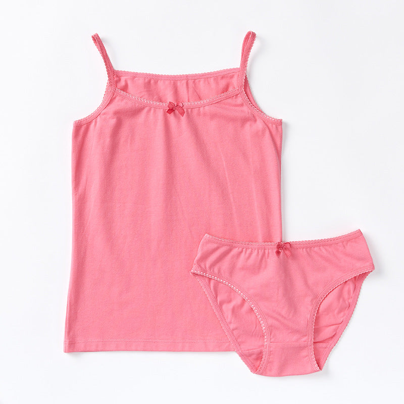Children's Clothing Cotton Casual Pajamas Home Two Piece Girl