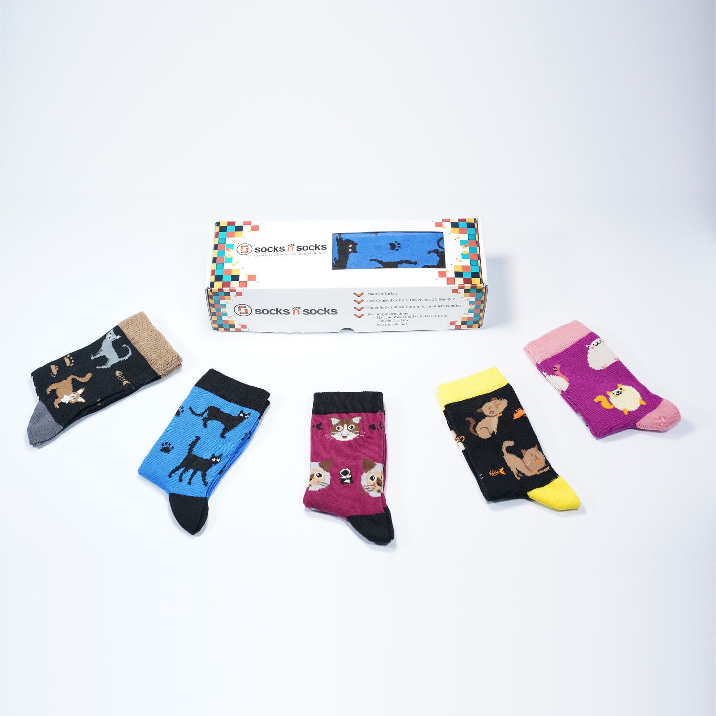 Kids Cute Cats Socks