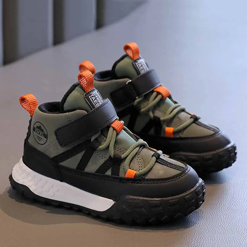 Children's Sneakers Autumn Winter Boys Sport Shoes Girls Plush