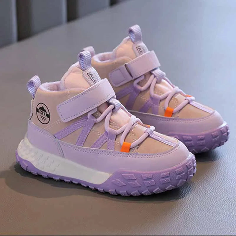 Children's Sneakers Autumn Winter Boys Sport Shoes Girls Plush