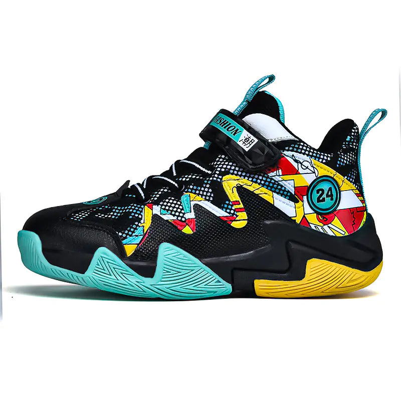 Boys' Breathable Mesh Basketball Shoes