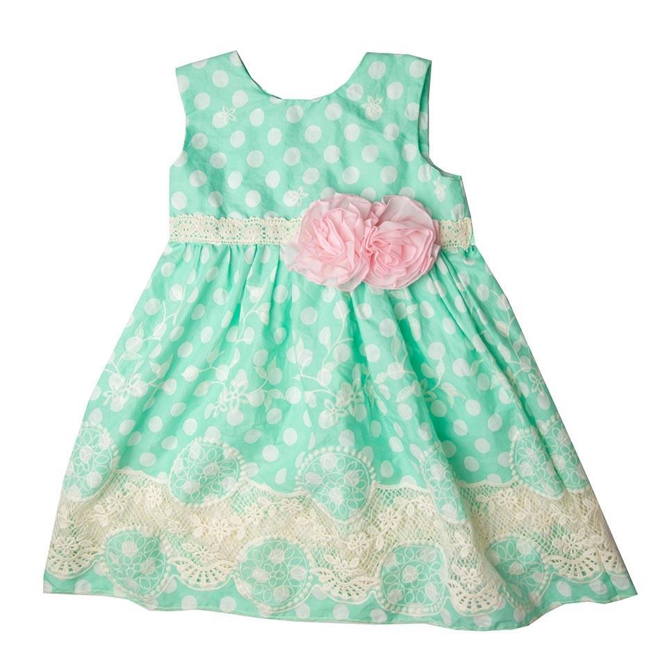 Dainty Dots Girls Dress