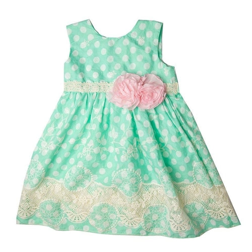 Dainty Dots Girls Dress
