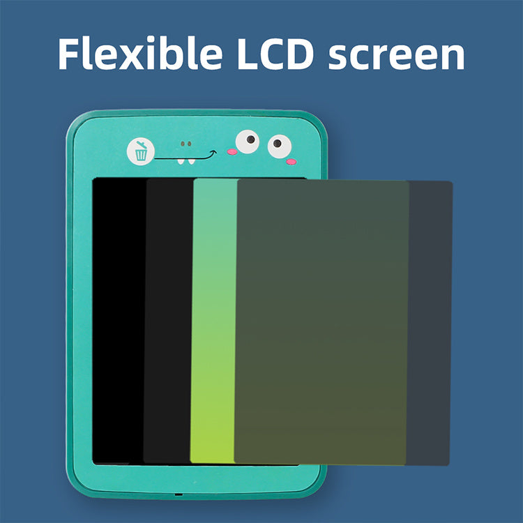 LCD Children's Cartoon Color Drawing Board Eye Protection Handwriting Board, Student Kindergarten Puzzle Graffiti Home Toy