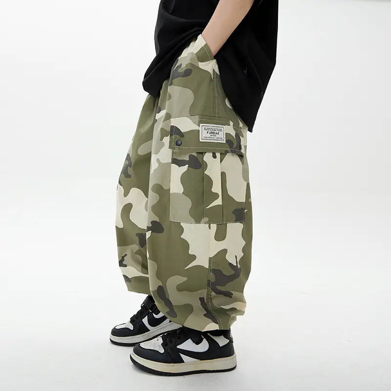 Boys' Autumn Camouflage Trousers