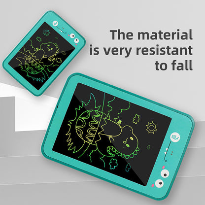 LCD Children's Cartoon Color Drawing Board Eye Protection Handwriting Board, Student Kindergarten Puzzle Graffiti Home Toy