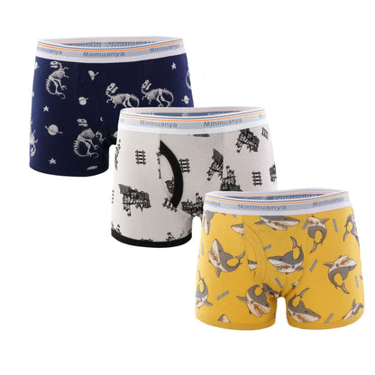 Children's Cotton Boxer Briefs for Boys