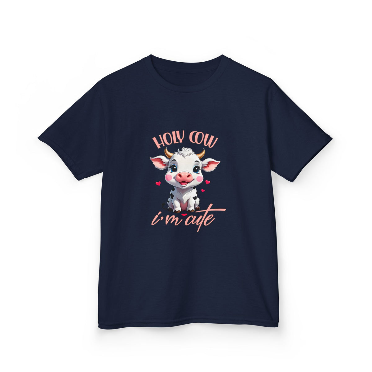 Kids T-Shirt — "Holy Cow I’m Cute" Graphic Tee for Toddlers & Children