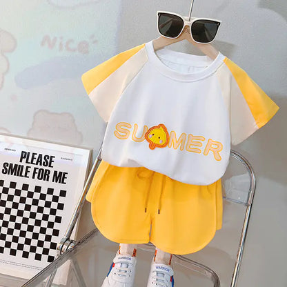 Soft Summer Clothing Sets for Boys and Girls Fashion
