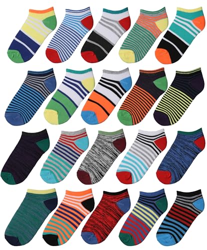 Tipi Toe Kids Boys 20 Pairs Classy Lightweight Novelty Vivid