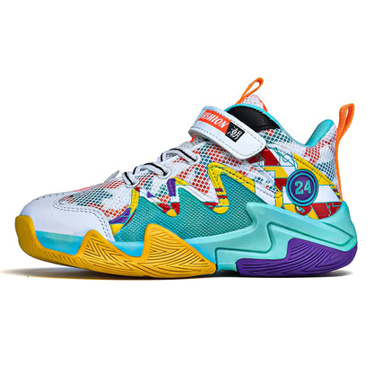 Boys' Breathable Mesh Basketball Shoes