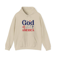 God Bless America Hoodie — Patriotic Faith-Based Pullover