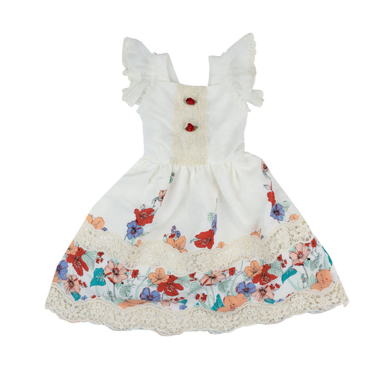 Ella'S Bouquet Big Girl Dress