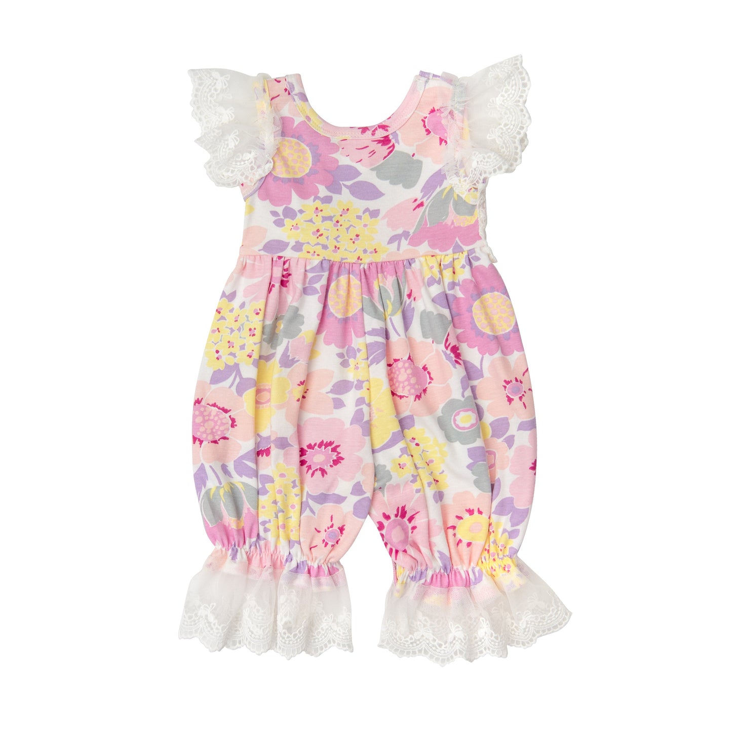 Spring Special Floral Bouquet Baby Romper