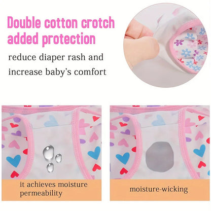 Multi-Pack 12Pcs/Lot Floral Baby Girls Briefs Cotton Toddlers Girls