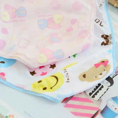 Color: multi, Kid Size: 4 - 6 Pcs/Lot Kids Underwear For Girls Cotton Cartoon Triangle Panties Princess Kids Girls Briefs Panties 0-12Y