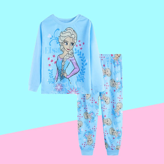 New Spring Autumn Children's Clothing Sets girl Sleepwear Clothes Kids