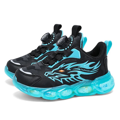 New Anti-skid Leather Kids Sneakers for Boys Running  Walking