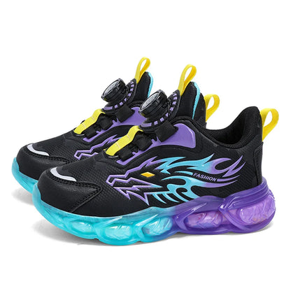 New Anti-skid Leather Kids Sneakers for Boys Running  Walking