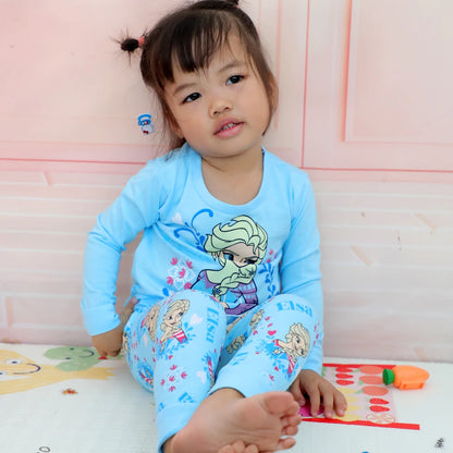 New Spring Autumn Children's Clothing Sets girl Sleepwear Clothes Kids