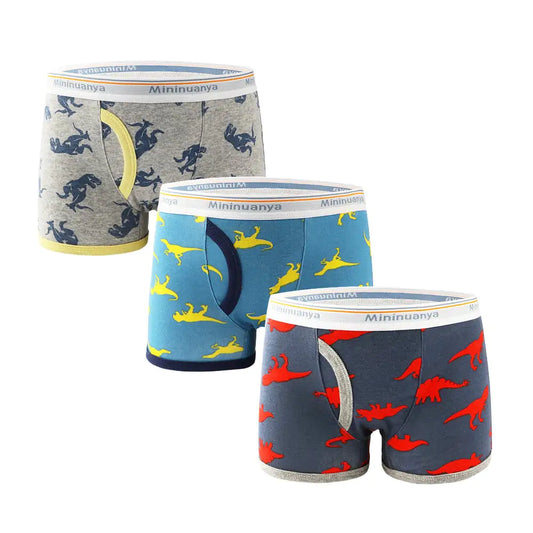 Children's Cotton Boxer Briefs for Boys