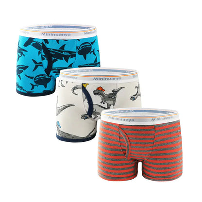 Children's Cotton Boxer Briefs for Boys