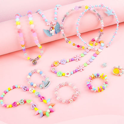 Beaded Children's Toys, Handmade DIY Material Bags For Girls, Necklaces, Jewelry Gifts