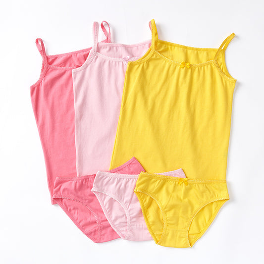 Children's Clothing Cotton Casual Pajamas Home Two Piece Girl