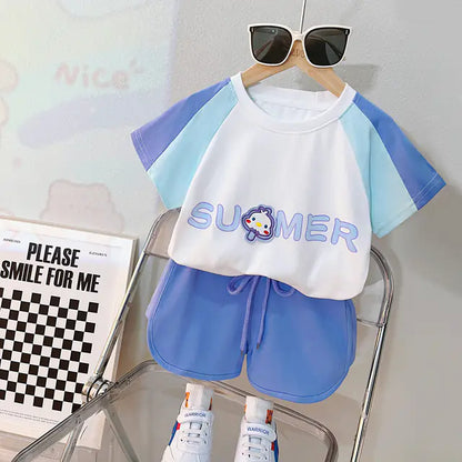 Soft Summer Clothing Sets for Boys and Girls Fashion