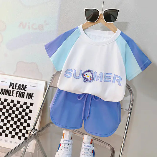 Soft Summer Clothing Sets for Boys and Girls Fashion