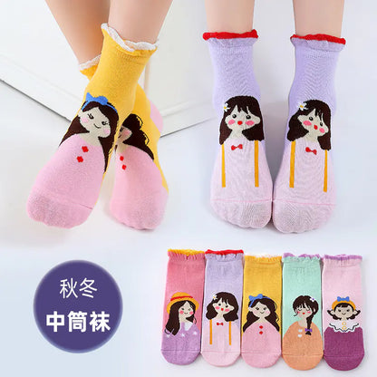 Boys' Cotton Cartoon Socks - Transformers & Ultraman