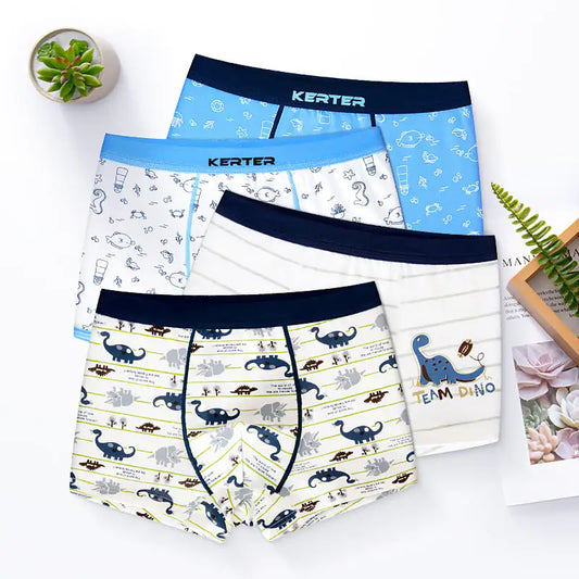 Boys' Cotton Boxer Underwear for Children
