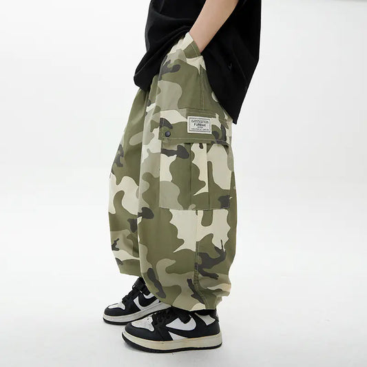 Boys' Autumn Camouflage Trousers