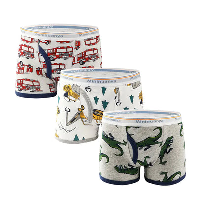 Children's Cotton Boxer Briefs for Boys
