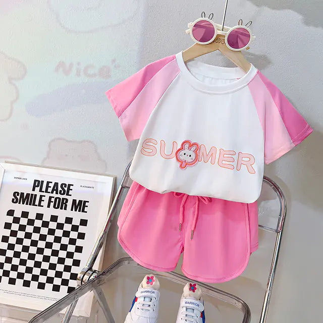 Soft Summer Clothing Sets for Boys and Girls Fashion